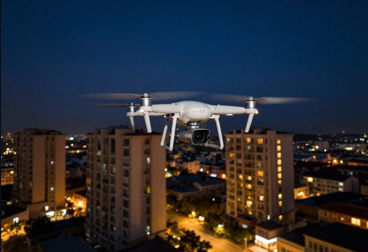Drone em condomínio